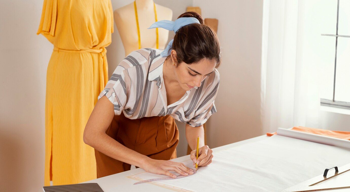 mujer tiro medio trabajando sola 23 2148875302